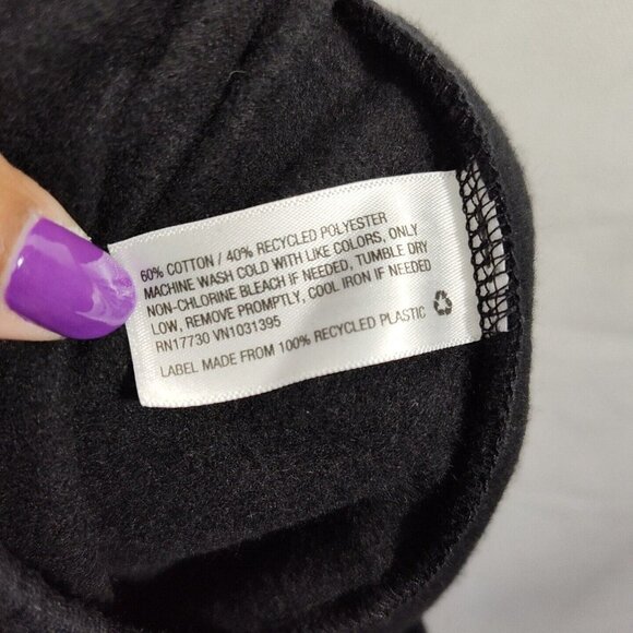 Wild Fable Black Sweats Shorts Women Size XS Raw Hem Pullon Drawstring NEW - Picture 7 of 7